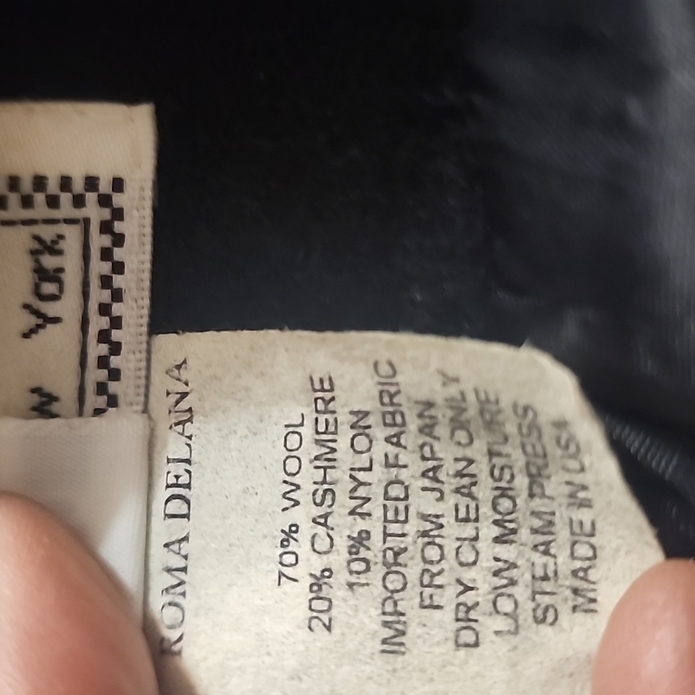Roma Delana Wool & Cashmere Vintage Jacket - Picture 7 of 7